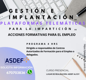 Publicidad de ASDEF